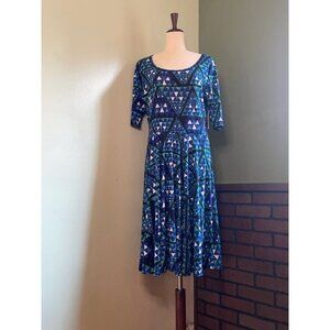 2XL‎ LuLaRoe Nicole Dress J05 63
